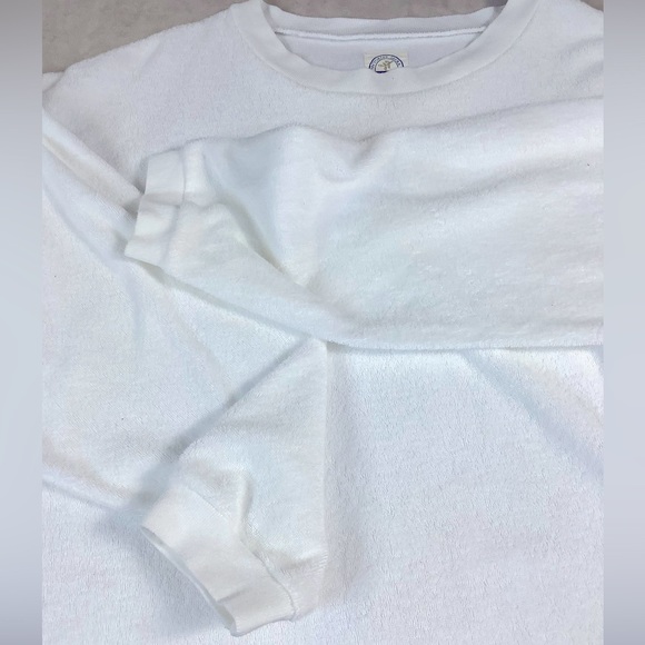 Victoria Secret Authentic Country Trademark Terry Cloth Drawstring Top Medium Sz - Picture 6 of 11